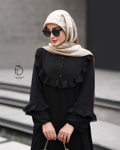 عبای حنا با پارچه کریشه اورجینال اندونزی