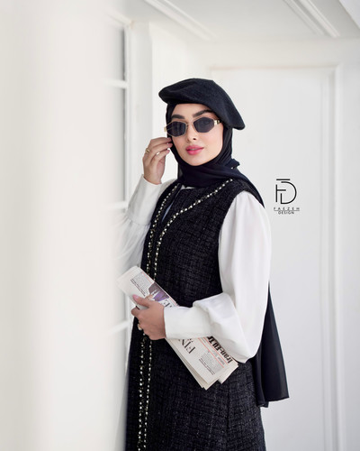 وست شنل با پارچه شنل شاین دار