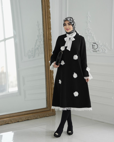 پیراهن گل با پارچه اختصاصی