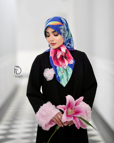 عبای زیبای رز با پارچه کرپ اختصاصی